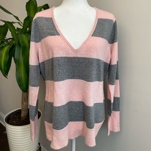New York and Company Sequin Sweater - Size XL